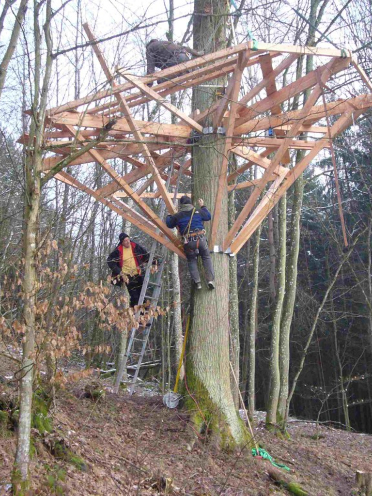 Konstruktion aus Holz