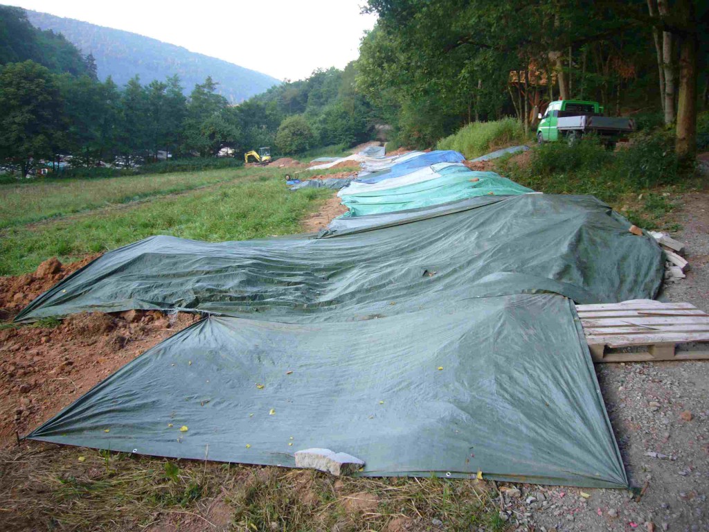 Wasserleitung und Rohre verlegen