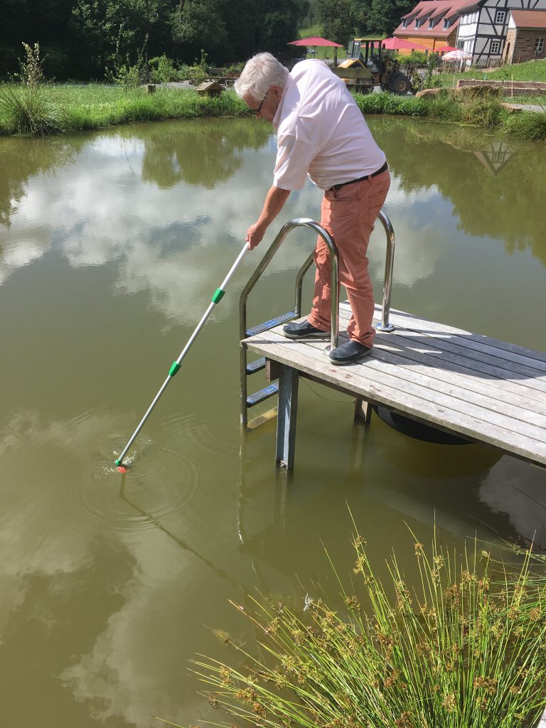 Wasserprobe vom Mühlensee