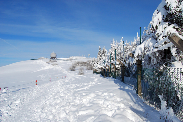 Ausflugsziel im Winter: RADOM Flug gGmbH Wasserkuppe / Rhön