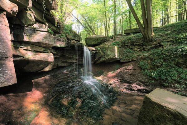 Wasserfall in der Nähe der Seemühle