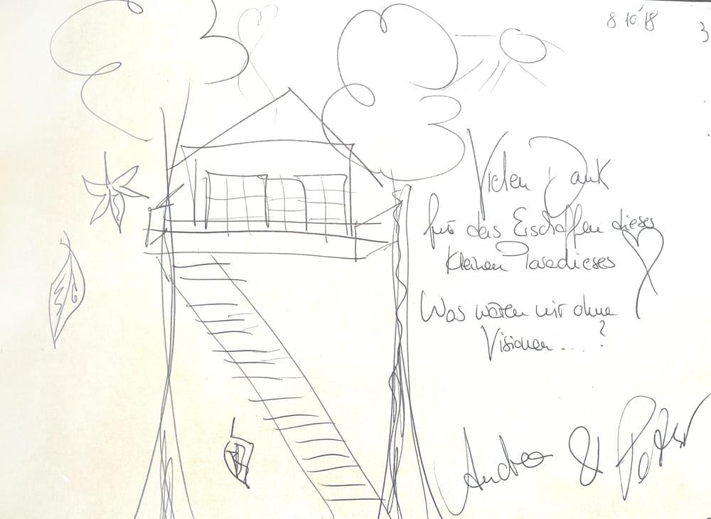 Gästebuch Baumhaushotel Seemühle