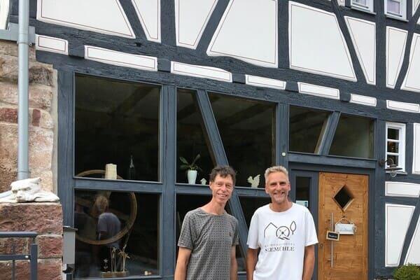 Der Comedian Maddin und Stephan Schulze